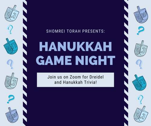 Banner Image for Hanukkah Game Night - Zoom Only